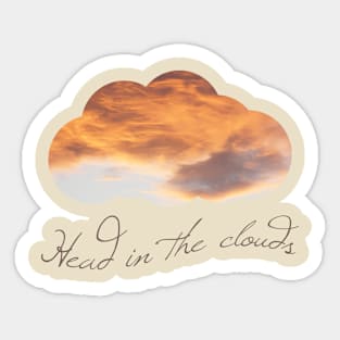 Head in the Clouds Sticker